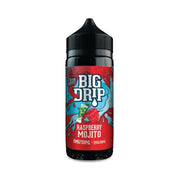 Big Drip 100ml 0mg E-Liquid by Doozy Vape Raspberry Mojito – nicotine-free vape juice with bold, fruity flavors and smooth 70VG/30PG blend